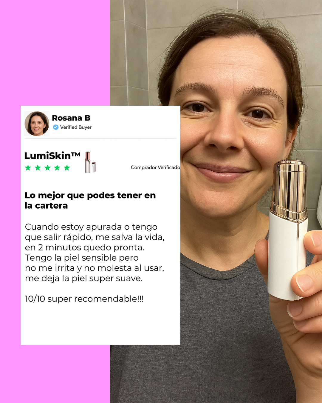 Depiladora facial LumiSkin™